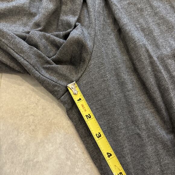 NWT J. McLaughlin Renee Wide Leg Pleated Pant Gray Stretch Wool Blend Size M - Picture 9 of 10